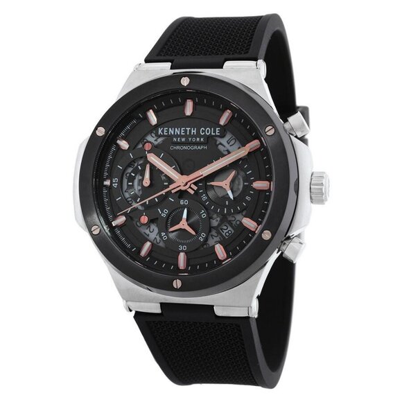 NWT Authentic Kenneth Cole New York Chronograph Quartz Men's Watch - Picture 1 of 3